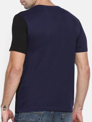 navy blue cotton pocket t-shirt - 15452581 - Standard Image - 3