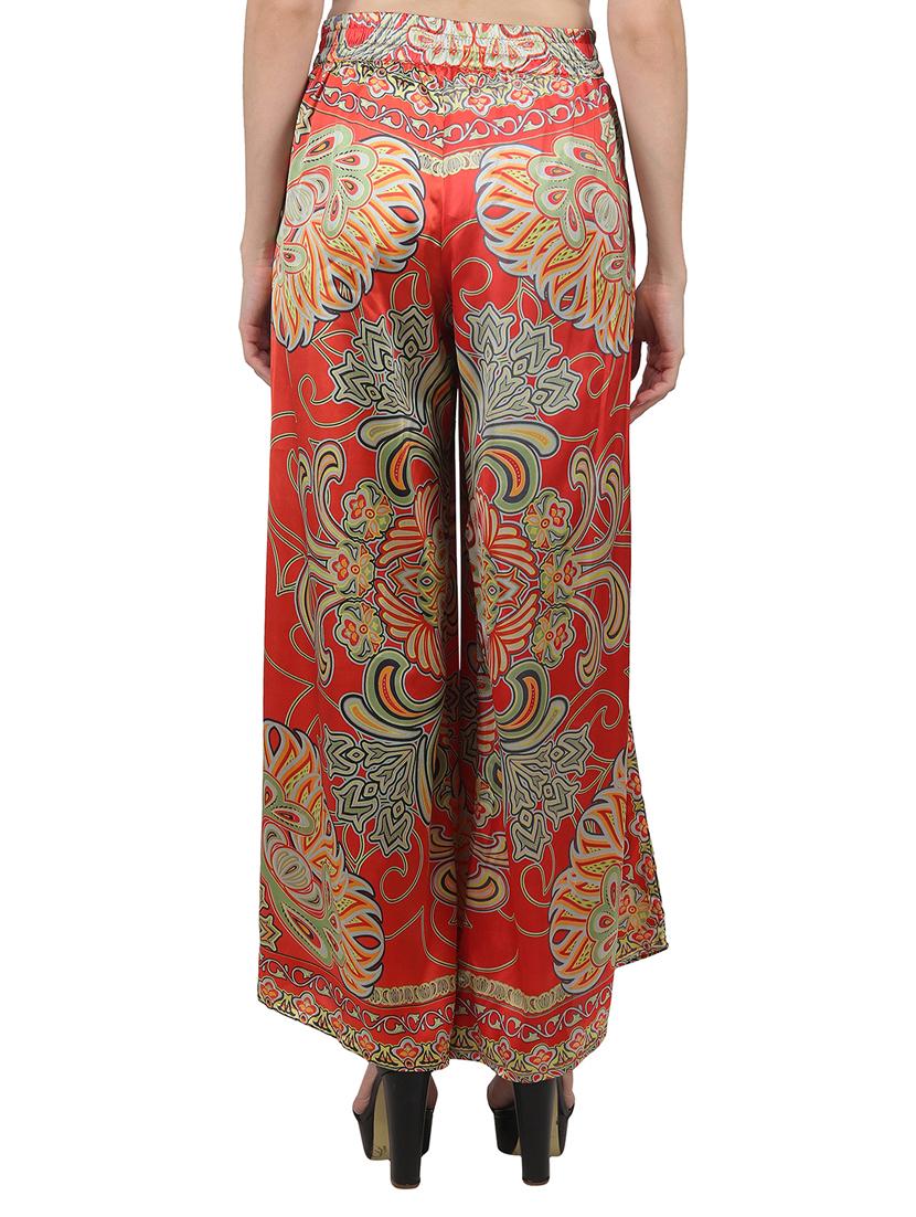 Kaleidoscopic print flared palazzo - 15455431 - Zoom Image - 3