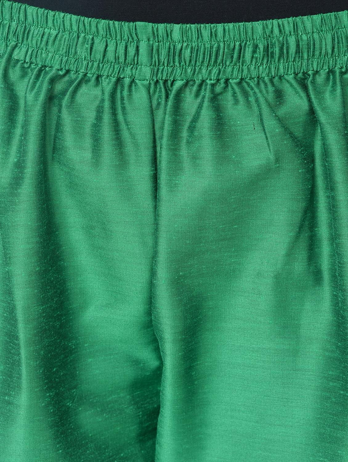 Angrakha with block printed palazzo - 15456328 - Zoom Image - 6