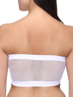 mesh back tube bra - 15457040 - Standard Image - 3