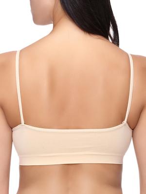 beige sports bra - 15457046 - Standard Image - 3