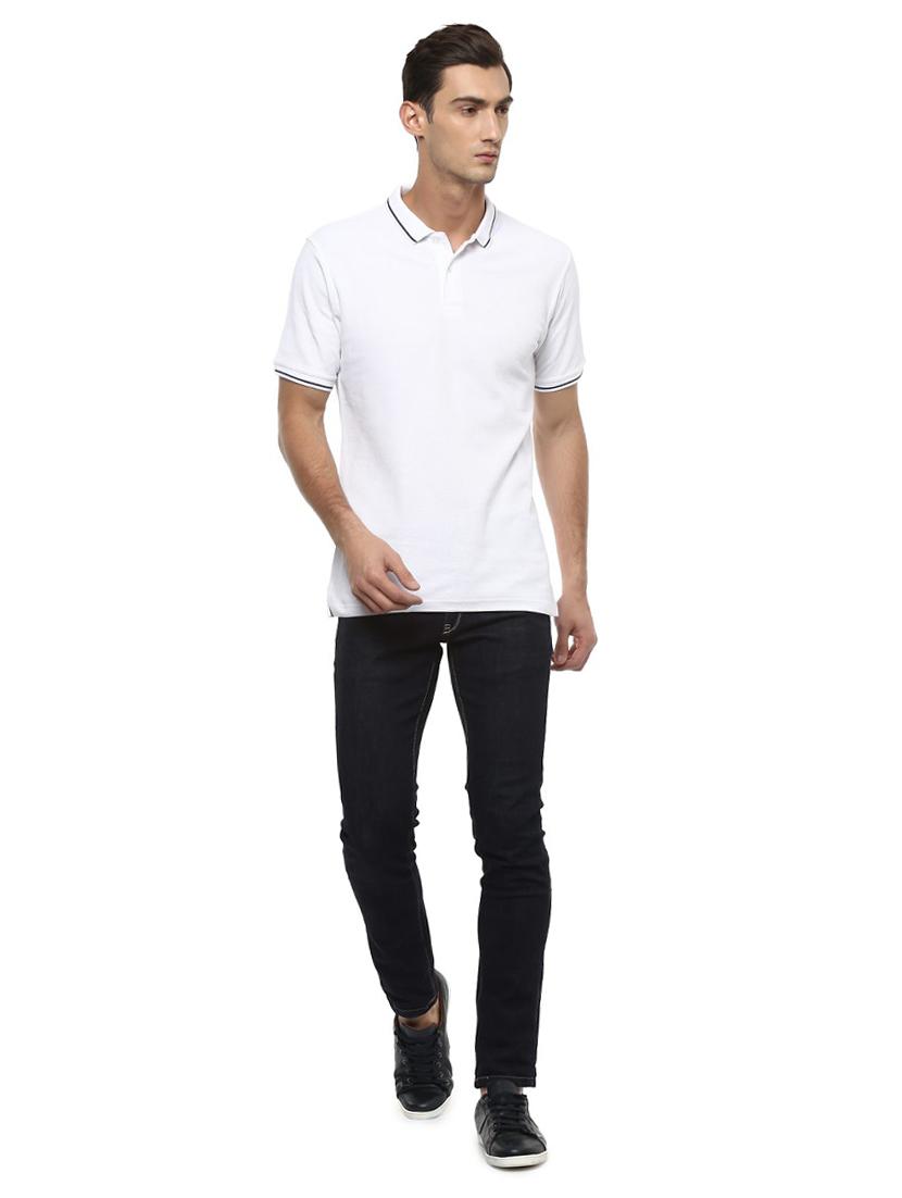 white polo t-shirt - 15459066 - Zoom Image - 3