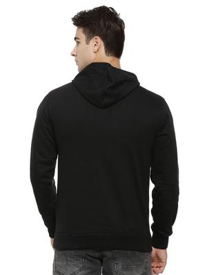 black chest print sweatshirt - 15460135 - Standard Image - 3