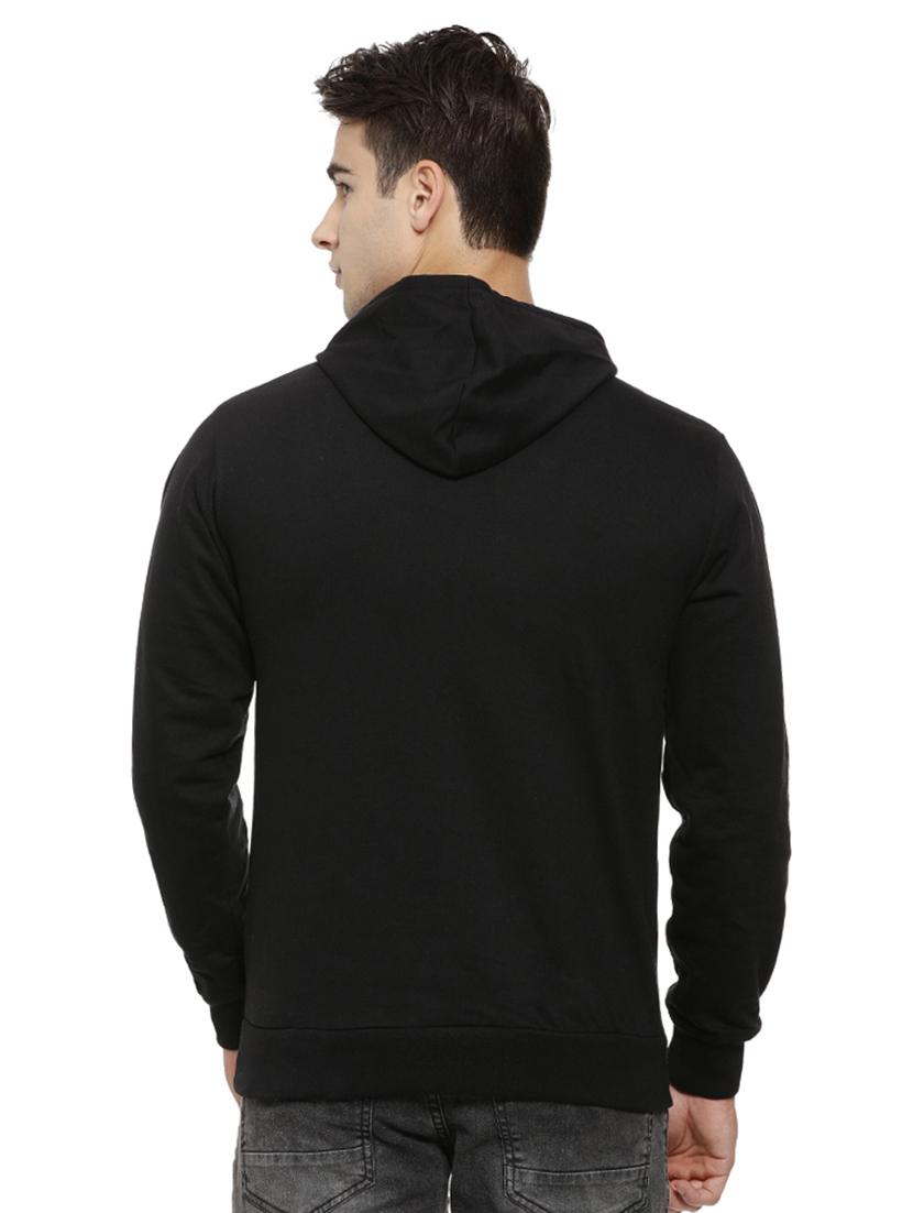 black chest print sweatshirt - 15460135 - Zoom Image - 3