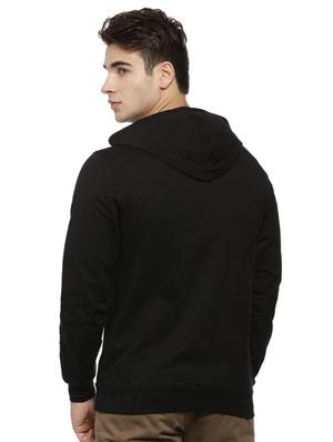black chest print sweatshirt - 15460137 - Standard Image - 3
