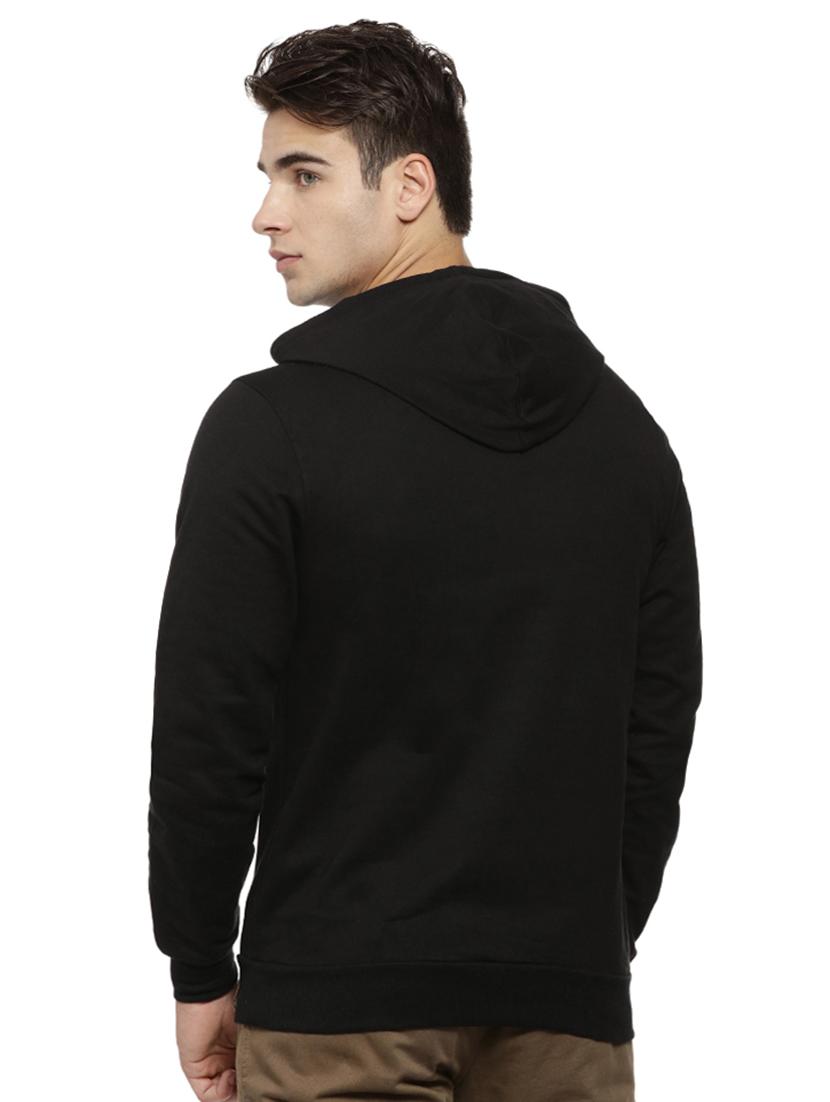 black chest print sweatshirt - 15460137 - Zoom Image - 3