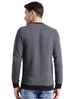 grey cotton sweatshirt - 15460334 - Standard Image - 3