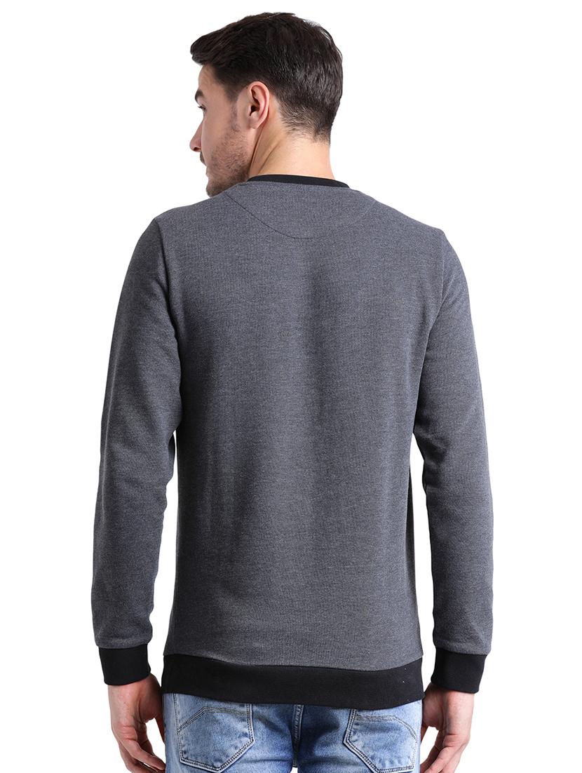 grey cotton sweatshirt - 15460334 - Zoom Image - 3