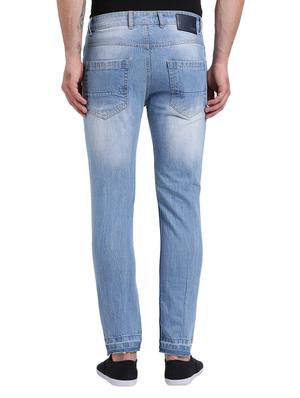 blue cotton ripped jeans - 15461081 - Standard Image - 3