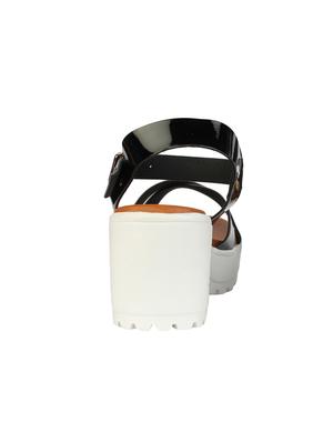 black back strap sandals - 15463629 - Standard Image - 3