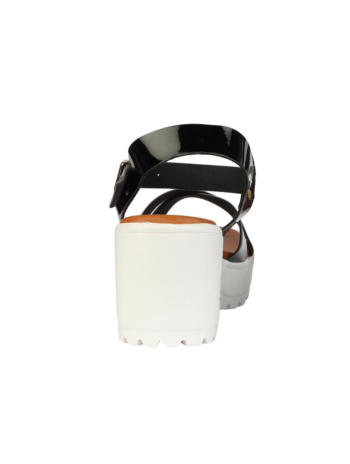 black back strap sandals - 15463629 - Zoom Image - 3