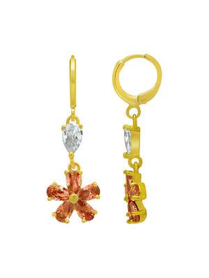 brown gold tone stone earrings - 15464659 - Standard Image - 3