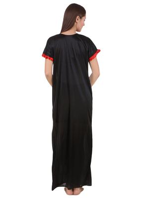 frill detail nighty & robe set - 15464974 - Standard Image - 3