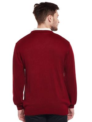 red wool pullover - 15466115 - Standard Image - 3