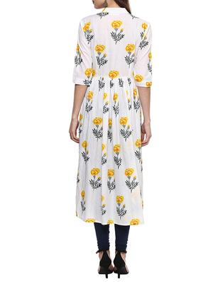 High slit printed kurta - 15466402 - Standard Image - 3