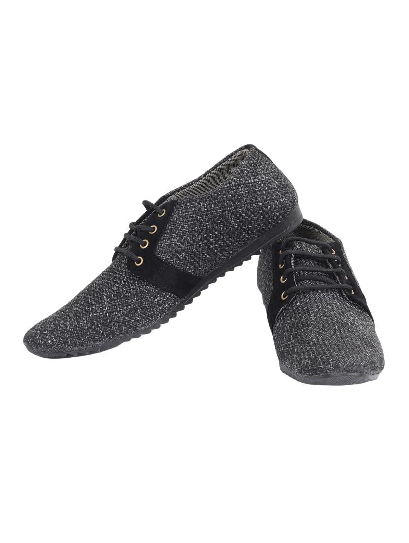 black jute lace up shoes - 15466700 - Zoom Image - 3