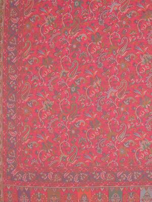 paisley jacquard pashmina shawl - 15468080 - Standard Image - 3