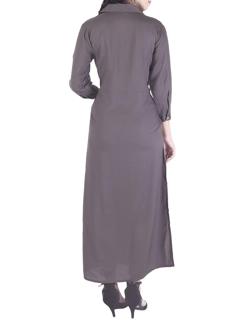 straight kurta with pocket - 15468115 - Zoom Image - 3