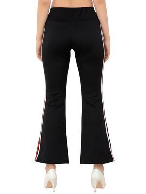 side taping flared trouser - 15472829 - Standard Image - 3