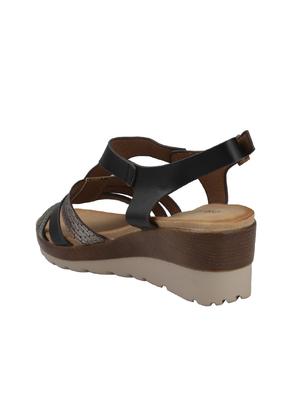 black back strap sandals - 15473012 - Standard Image - 3