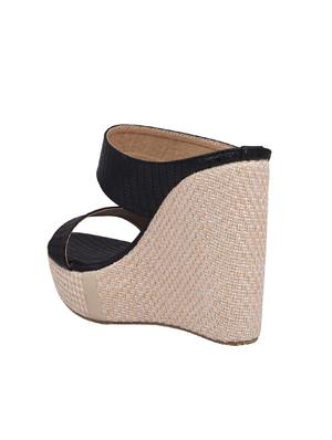 black platforms wedges - 15473039 - Standard Image - 3