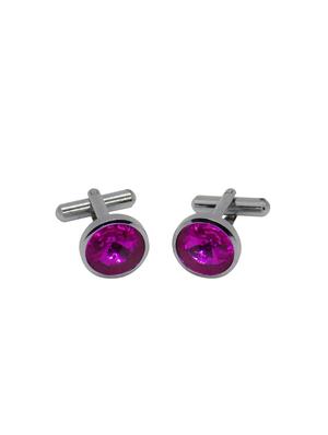 pink micro fiber tie with cufflinks & pocketsquare - 15473763 - Standard Image - 3