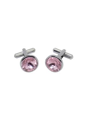 purple micro fiber tie with cufflinks & pocketsquare - 15473779 - Standard Image - 3