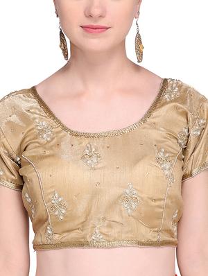 contrast embroidered border navy blue saree with blouse - 15475445 - Standard Image - 3