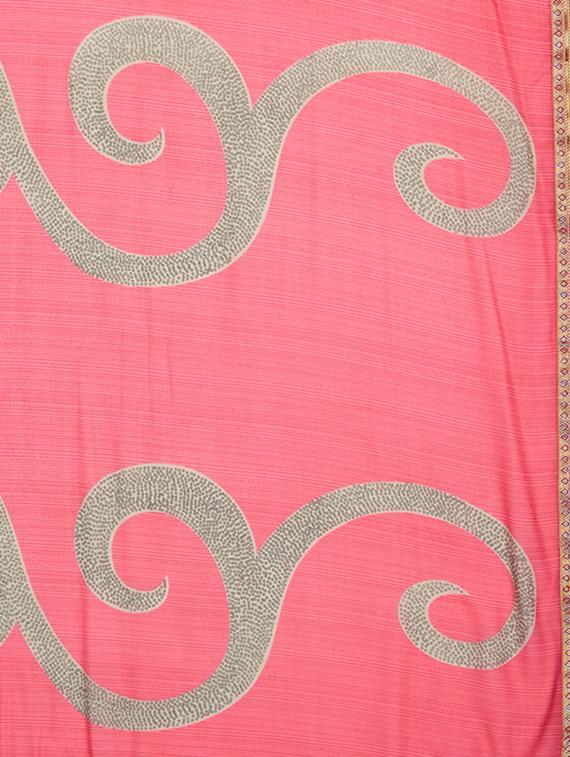 (pack of 2) multicolor georgette printed saree combo with blouse - 15475808 - Zoom Image - 6