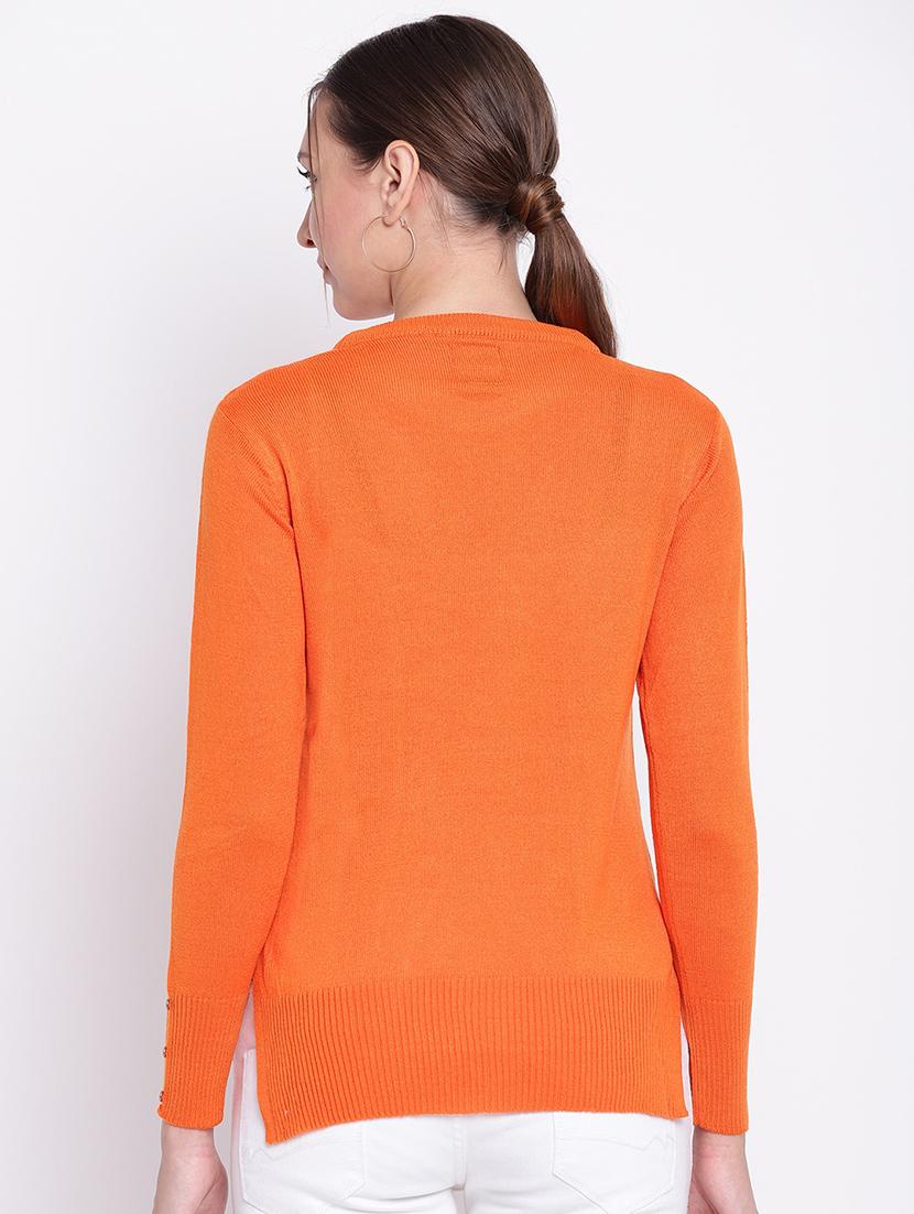 high-low woolen pullover - 15476463 - Zoom Image - 3