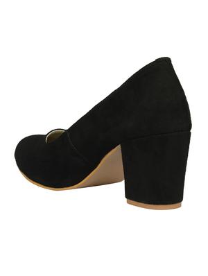 black slip on pumps - 15477248 - Standard Image - 3