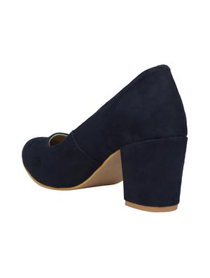 blue slip on pumps - 15477249 - Standard Image - 3