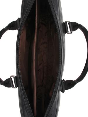 black leatherette (pu) laptop bag - 15477559 - Standard Image - 3