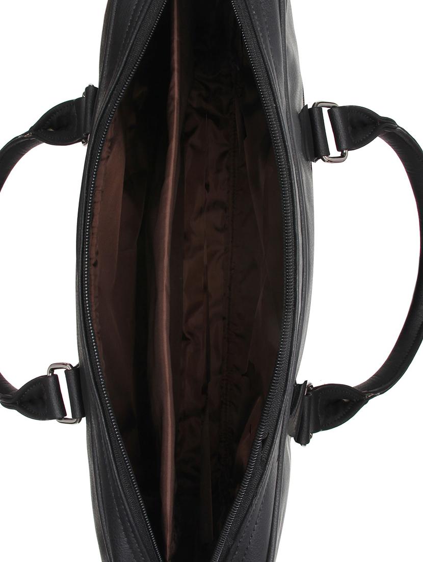 black leatherette (pu) laptop bag - 15477559 - Zoom Image - 3