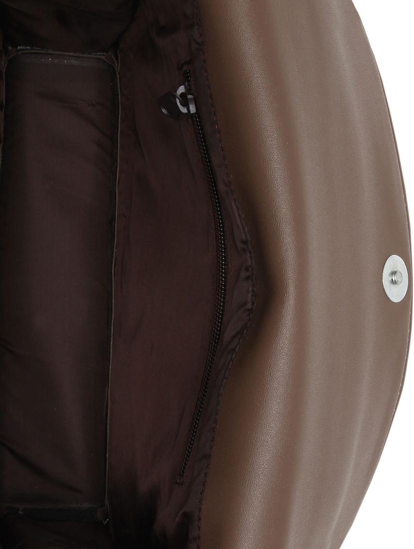 brown leatherette (pu) regular sling bag - 15477571 - Zoom Image - 3