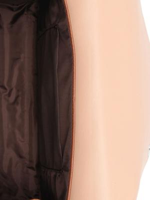 beige leatherette (pu) regular sling bag - 15477572 - Standard Image - 3