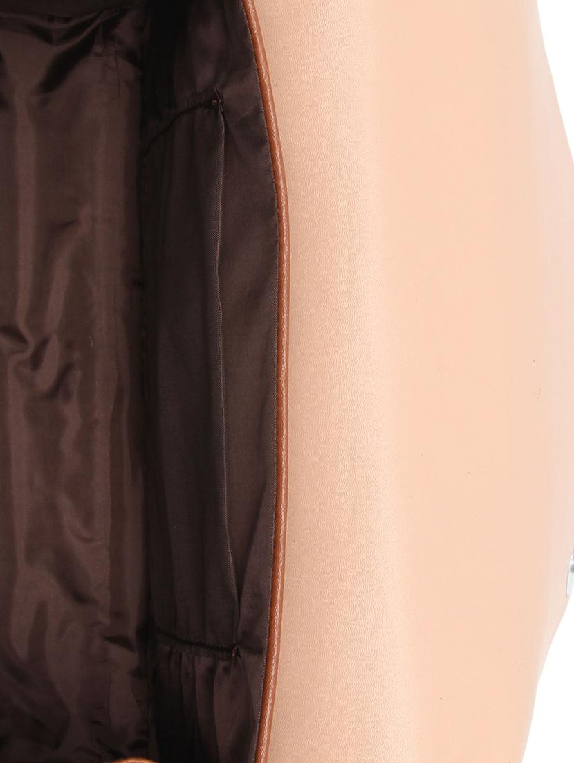 beige leatherette (pu) regular sling bag - 15477572 - Zoom Image - 3
