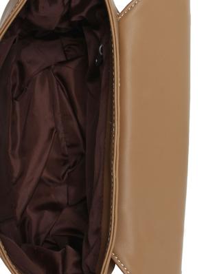 tan leatherette (pu) regular sling bag - 15477597 - Standard Image - 3