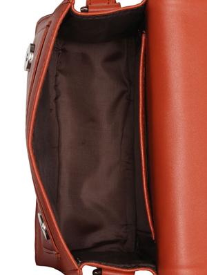 red leatherette (pu) regular sling bag - 15477607 - Standard Image - 3