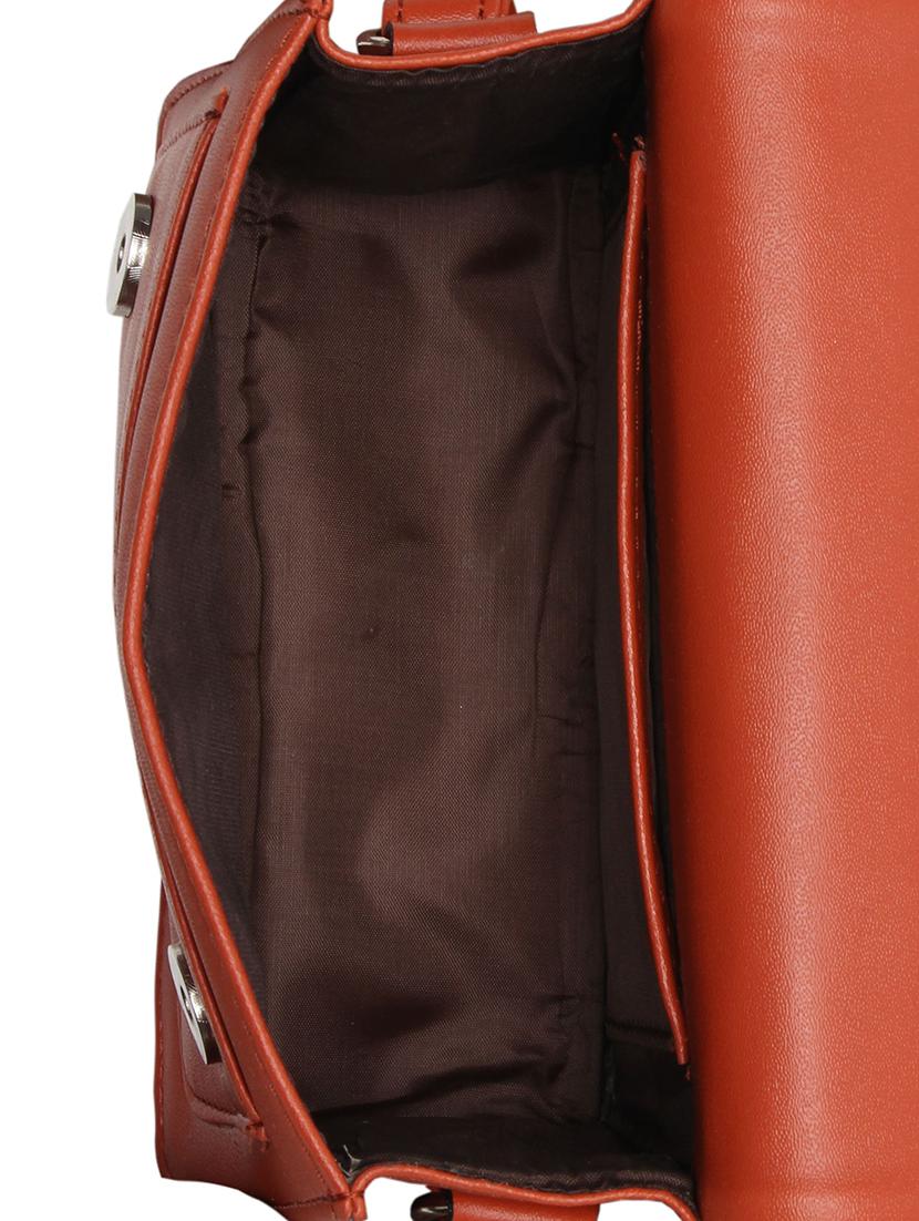 red leatherette (pu) regular sling bag - 15477607 - Zoom Image - 3