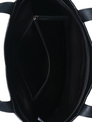 black leatherette (pu) regular handbag - 15479060 - Standard Image - 3