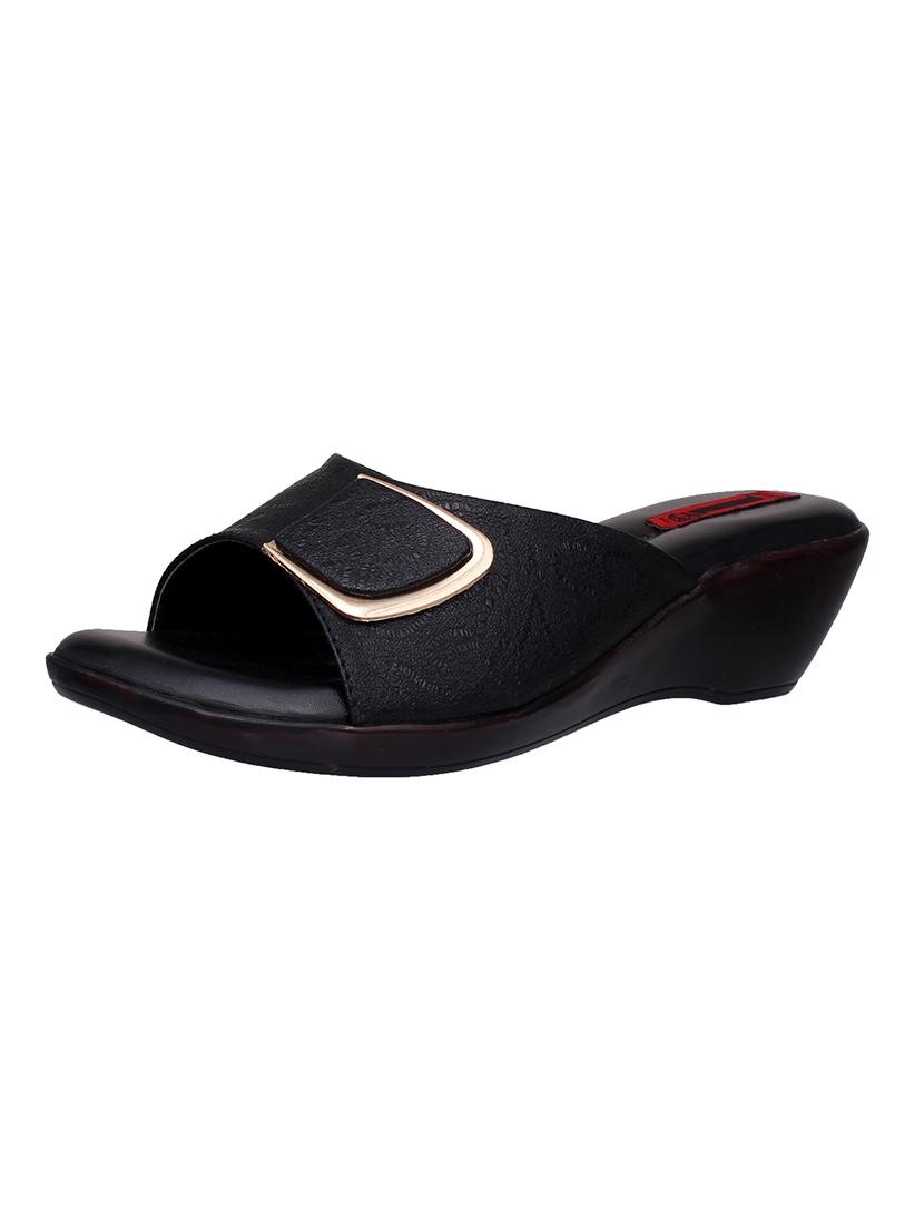 black slip on wedges - 15481150 - Zoom Image - 3