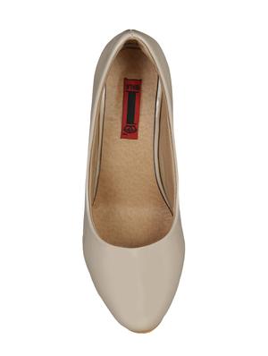beige platforms pumps - 15481159 - Standard Image - 3