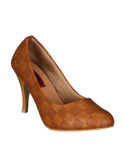 tan platforms pumps - 15481167 - Standard Image - 1
