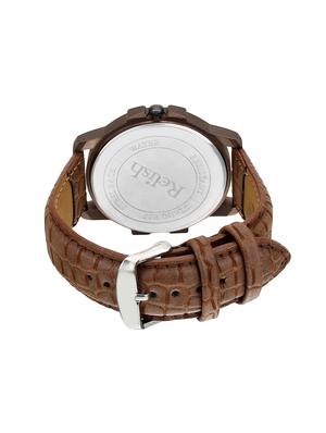 Relish Leather strap analog watch (RE-CB949DD) - 15481916 - Standard Image - 3