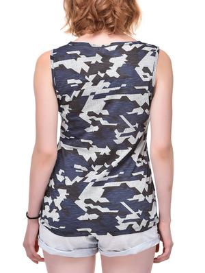 Geometric print tank top - 15483146 - Standard Image - 3