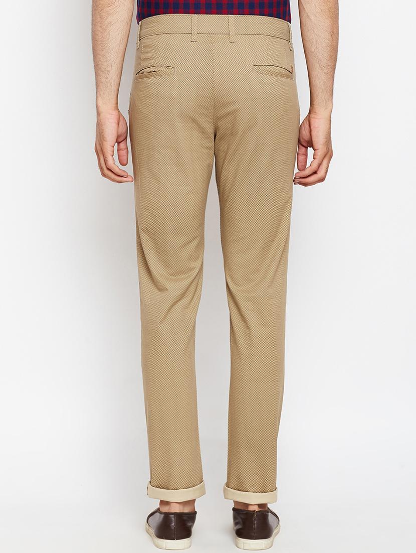 beige cotton chinos - 15483209 - Zoom Image - 3