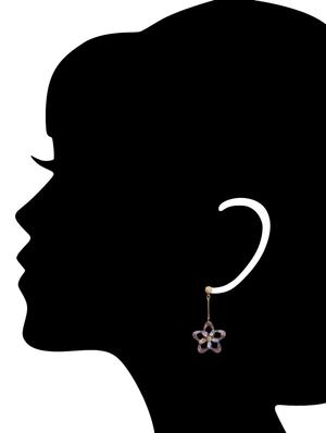 grey gold tone stone earrings - 15483243 - Standard Image - 3