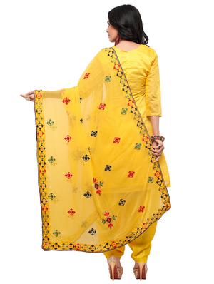 embroidered unstitched salwar suit - 15484071 - Standard Image - 3