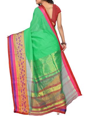 set of 2 zari bordered saree with blouse - 15484372 - Standard Image - 3